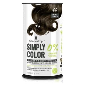 Schwarzkopf Simply Color Permanent Hair Color #4.0 INTENSE ESPRESSO NEW